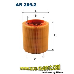 ФИЛТРИ ФИЛТРОН/ AR286/2 ВЪЗДУШЕН ФИЛТЪР/AR 286/2